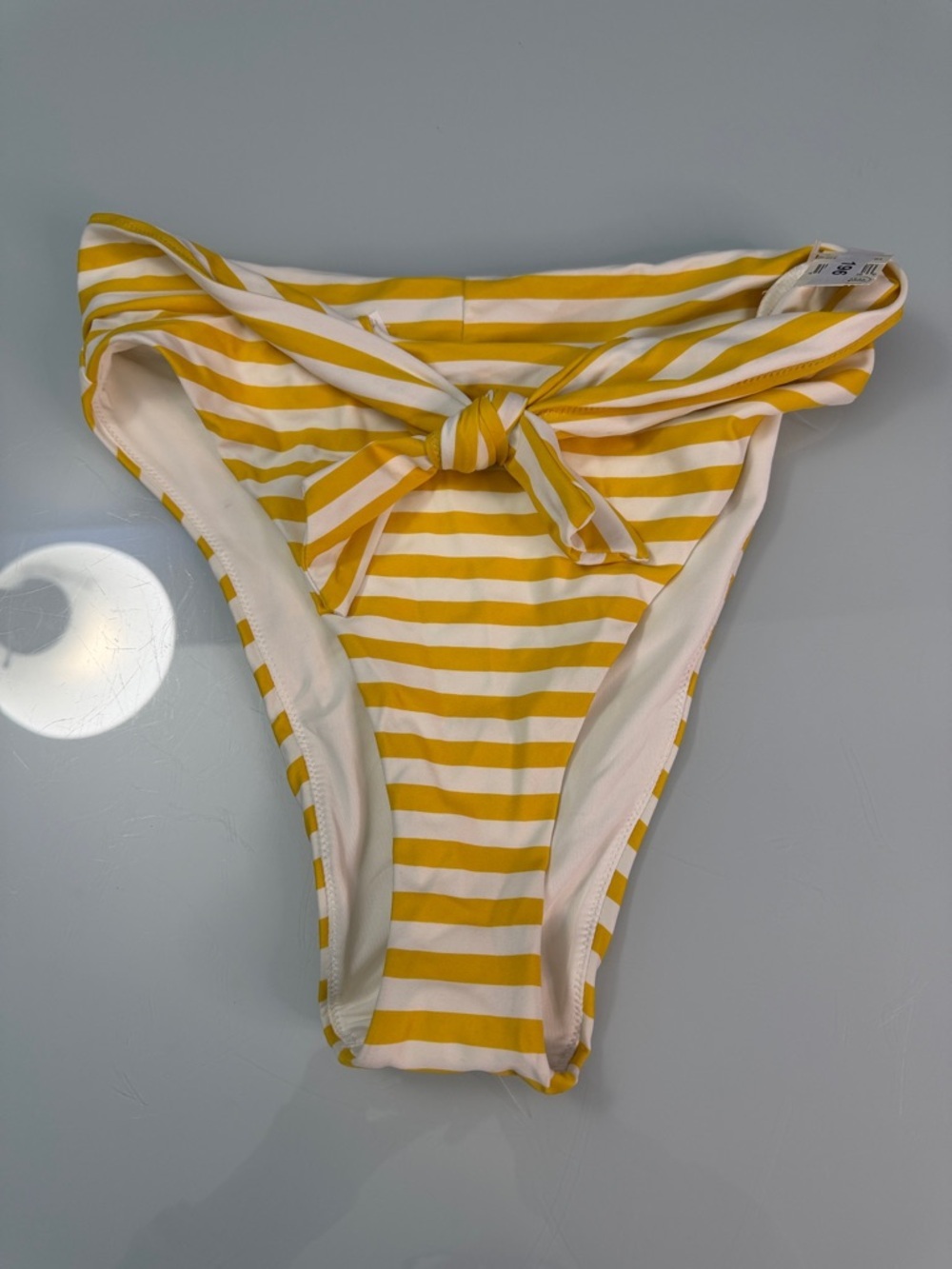 NWT Aerie High Cut Cheekie Striped Bikini Bottoms